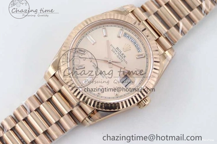 MiroTime 1230 AllSeason Day Date 40mm RG 904L Steel TWF 1:1 Best Edition RG Crystal Dial on RG Bracelet A 2350